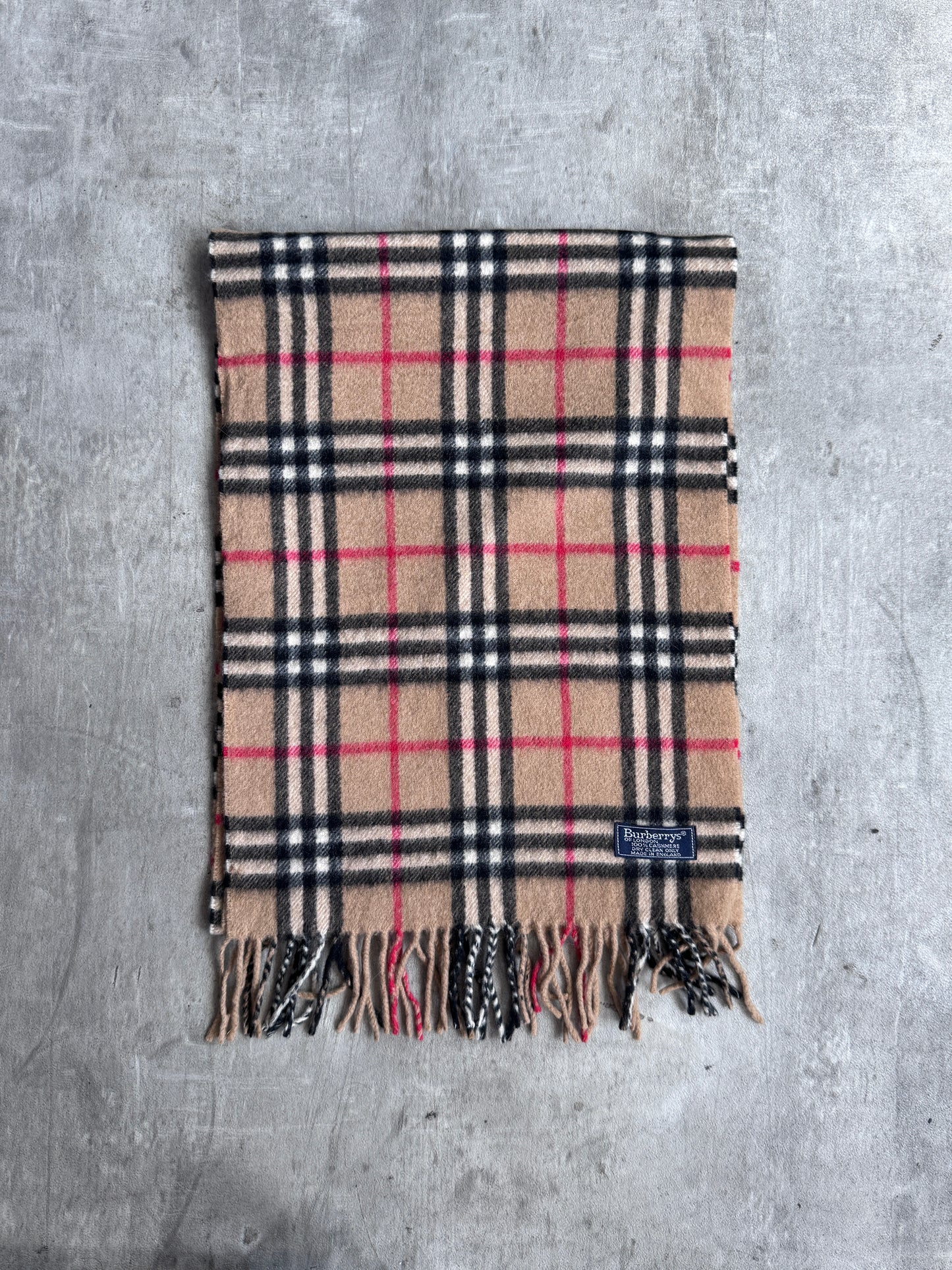 Burberry Classic Nova Check 100% Cashmere Scarf