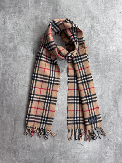 Burberry Classic Nova Check 100% Lambswool Scarf