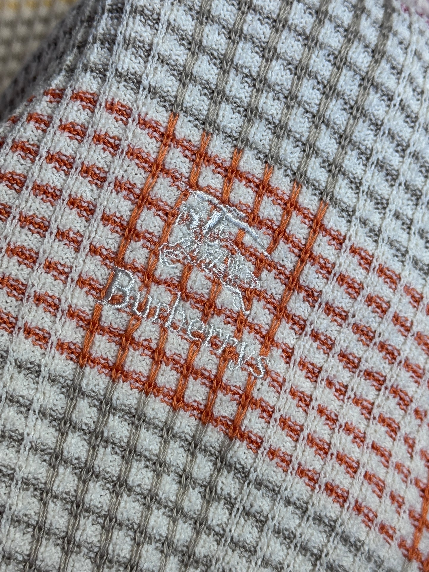 Burberry Beige Light Multi Cotton Knit Sweater