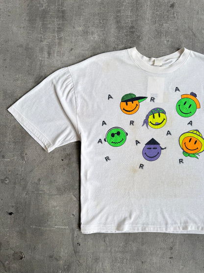1980's Acid House Smiley Rave Graphic Tee