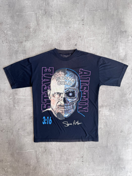 1990s Stone Cold Steve Austin Two-Face Graphic Tee