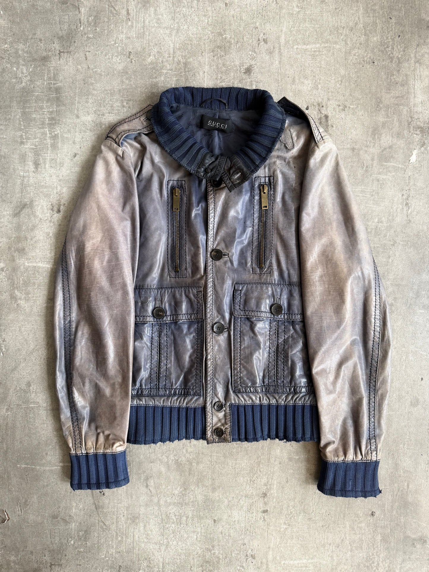 F/W 2011 Gucci By Gianni Leather 'Madonna' Motorcycle Jacket (Sold As Seen)