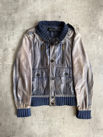 F/W 2011 Gucci By Gianni Leather 'Madonna' Motorcycle Jacket (Sold As Seen)