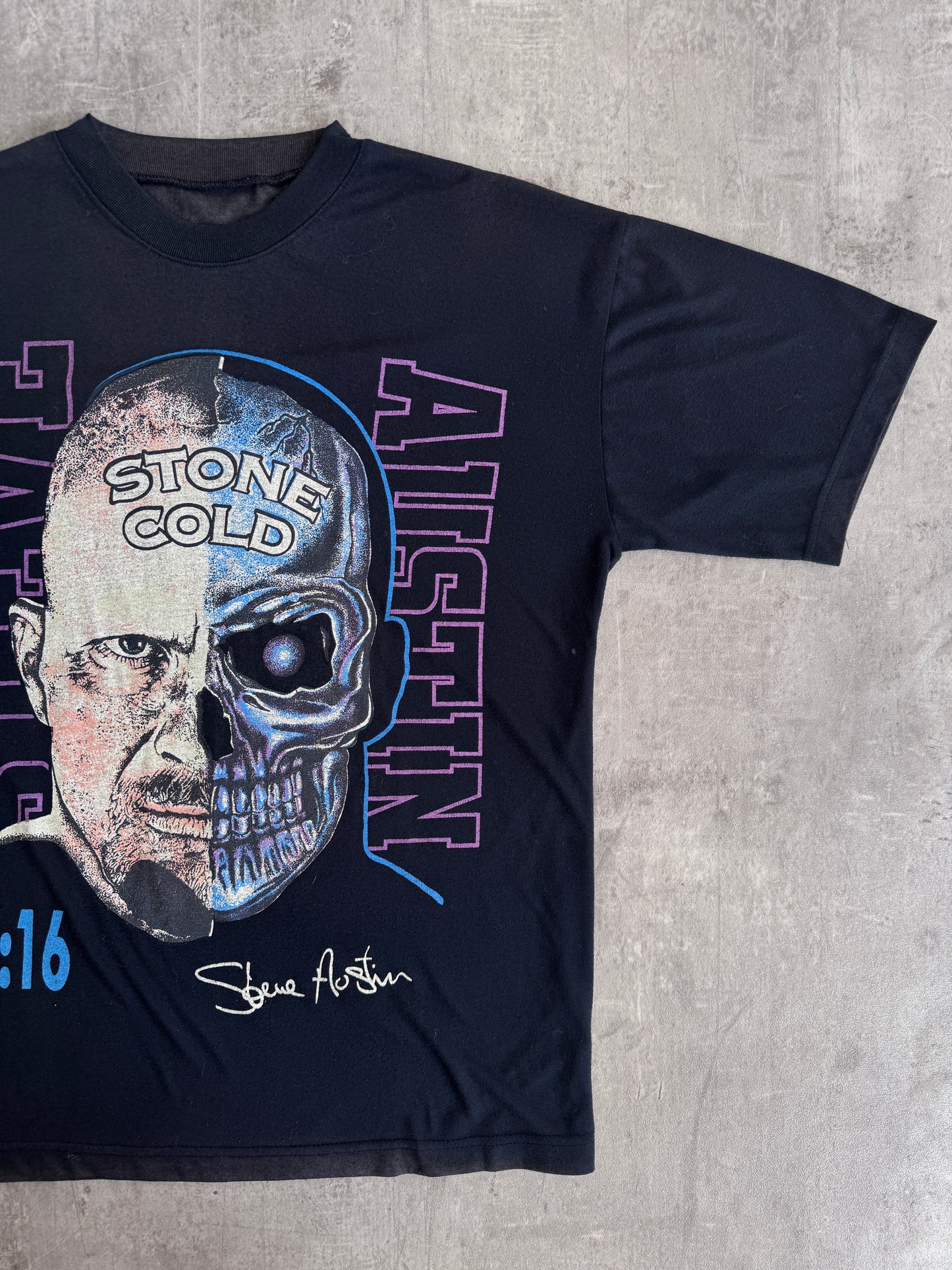 1990s Stone Cold Steve Austin Two-Face Graphic Tee