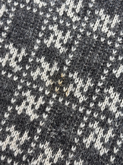 1980s Emporio Armani Patterned Intarsia Wool Knit Multi Sweater