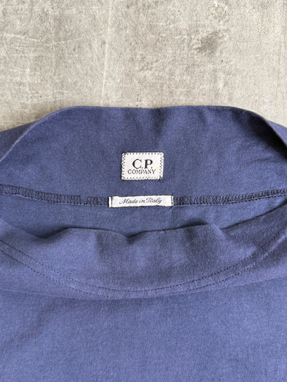 S/S 1995 C.P. Company Boat Neck Navy Graphic Tee