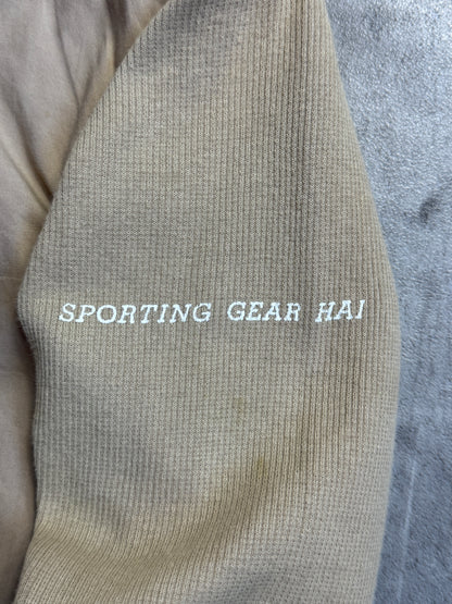 Issey Miyake Hai Ribbed Hybrid Sand Bomber Jacket