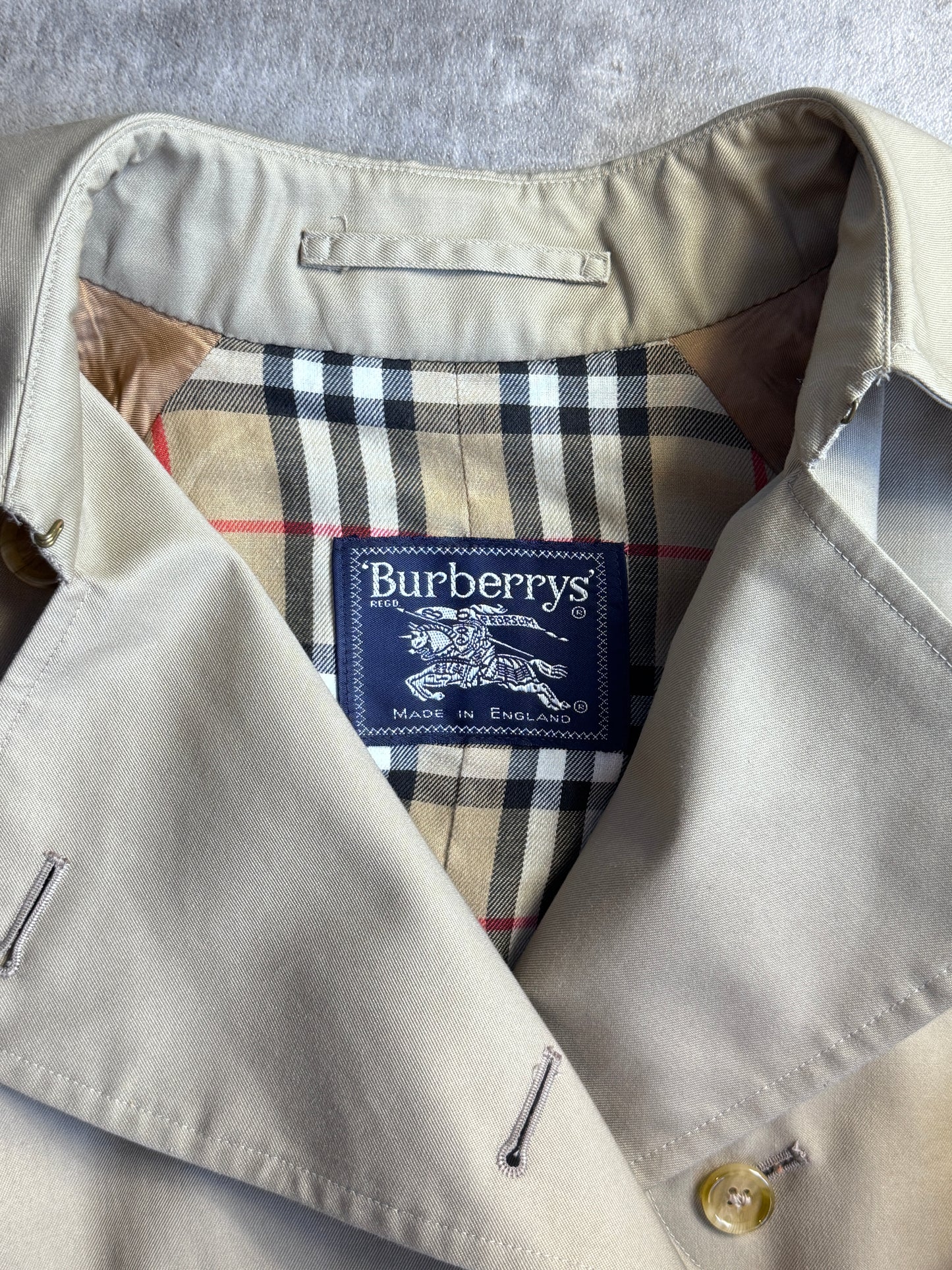 Burberry Beige Classic Panelled Nova Lined Trenchcoat