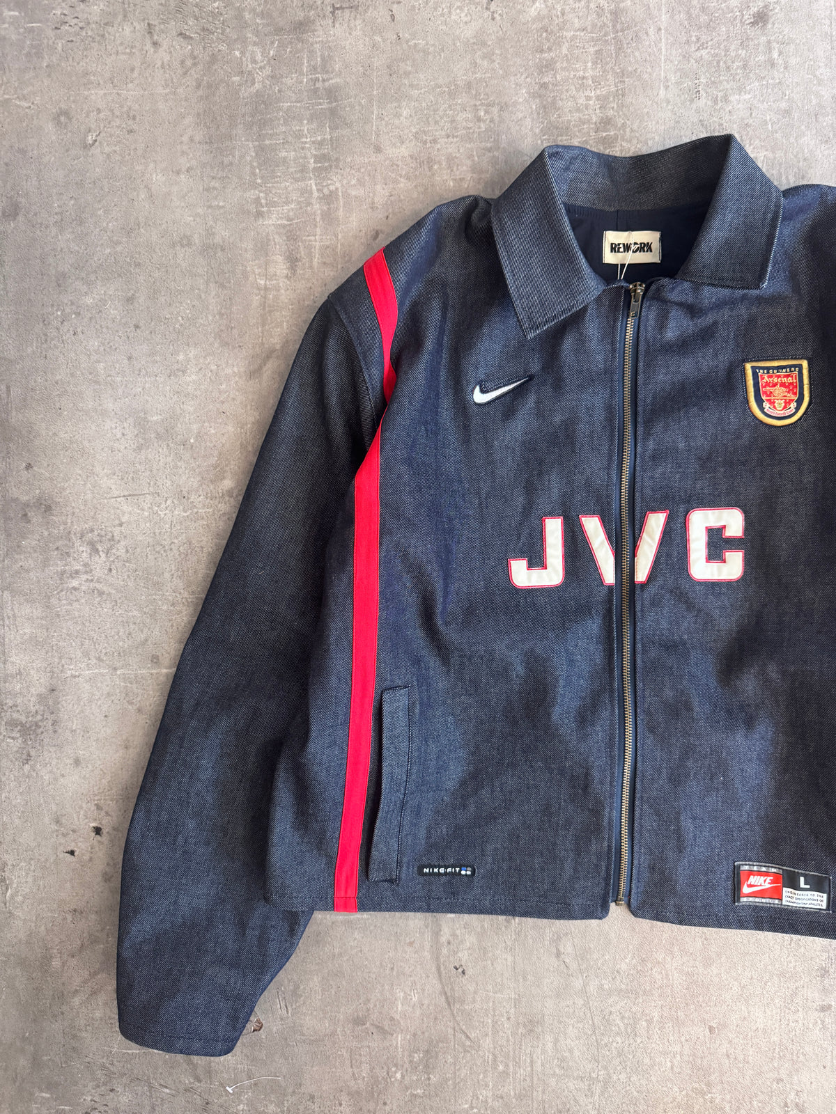 VT Rework : 1998-99 Arsenal Denim Jacket