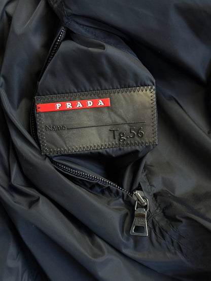 Prada Sport Reversible Hybrid Hooded Technical Jacket