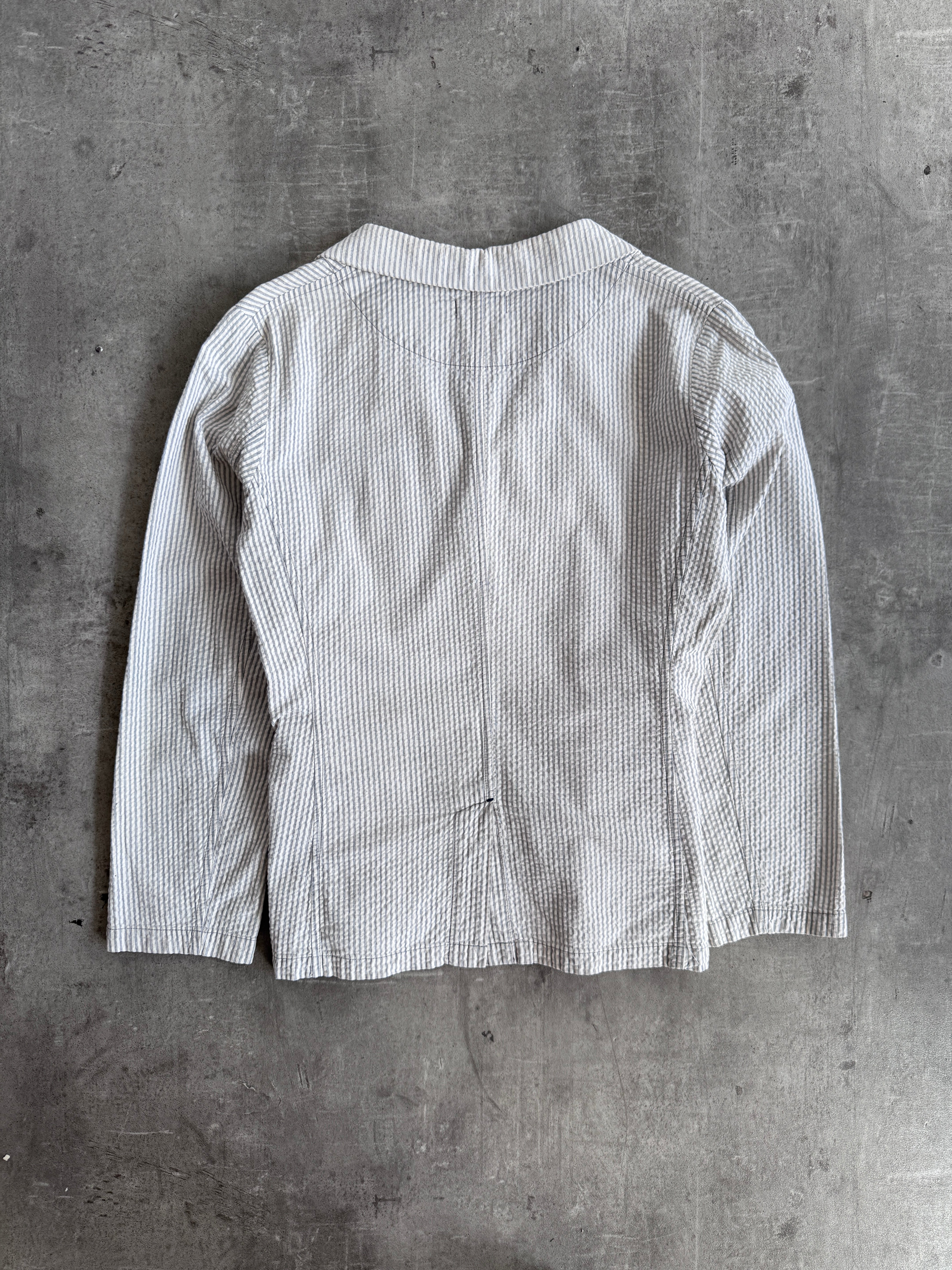 Issey Miyake Plantation Textured Stripe Chore Jacket – Vintage