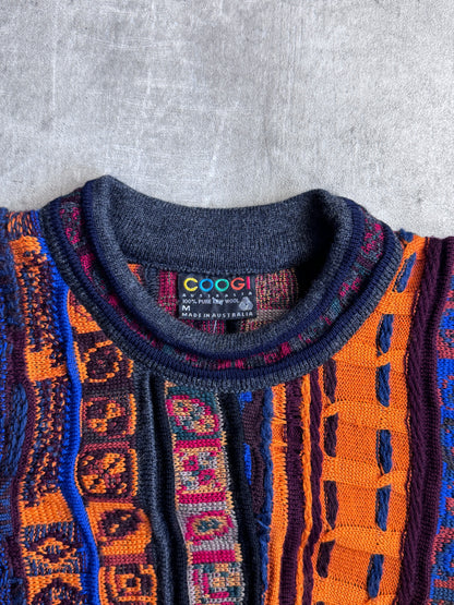 Coogi Multi Knit Heavweight Patterned Sweater