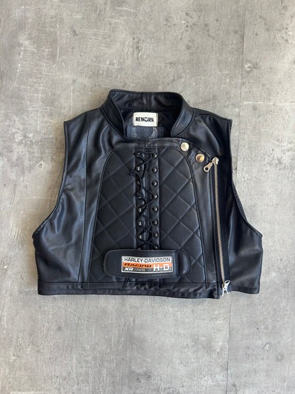 VT Rework : Harley Davidson Reworked Leather Vest