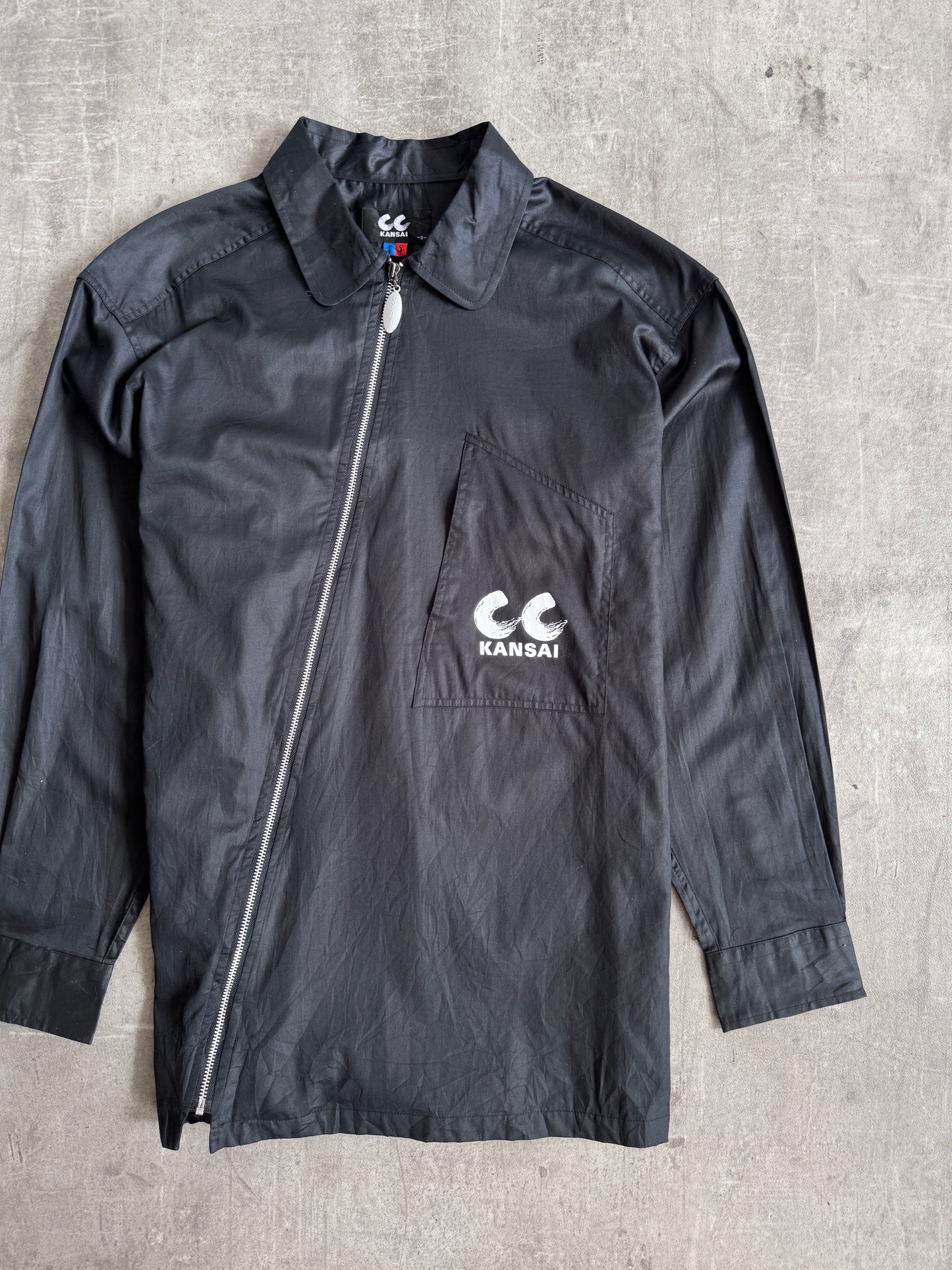 Kansai CC Black Lightweight Zip Shirt
