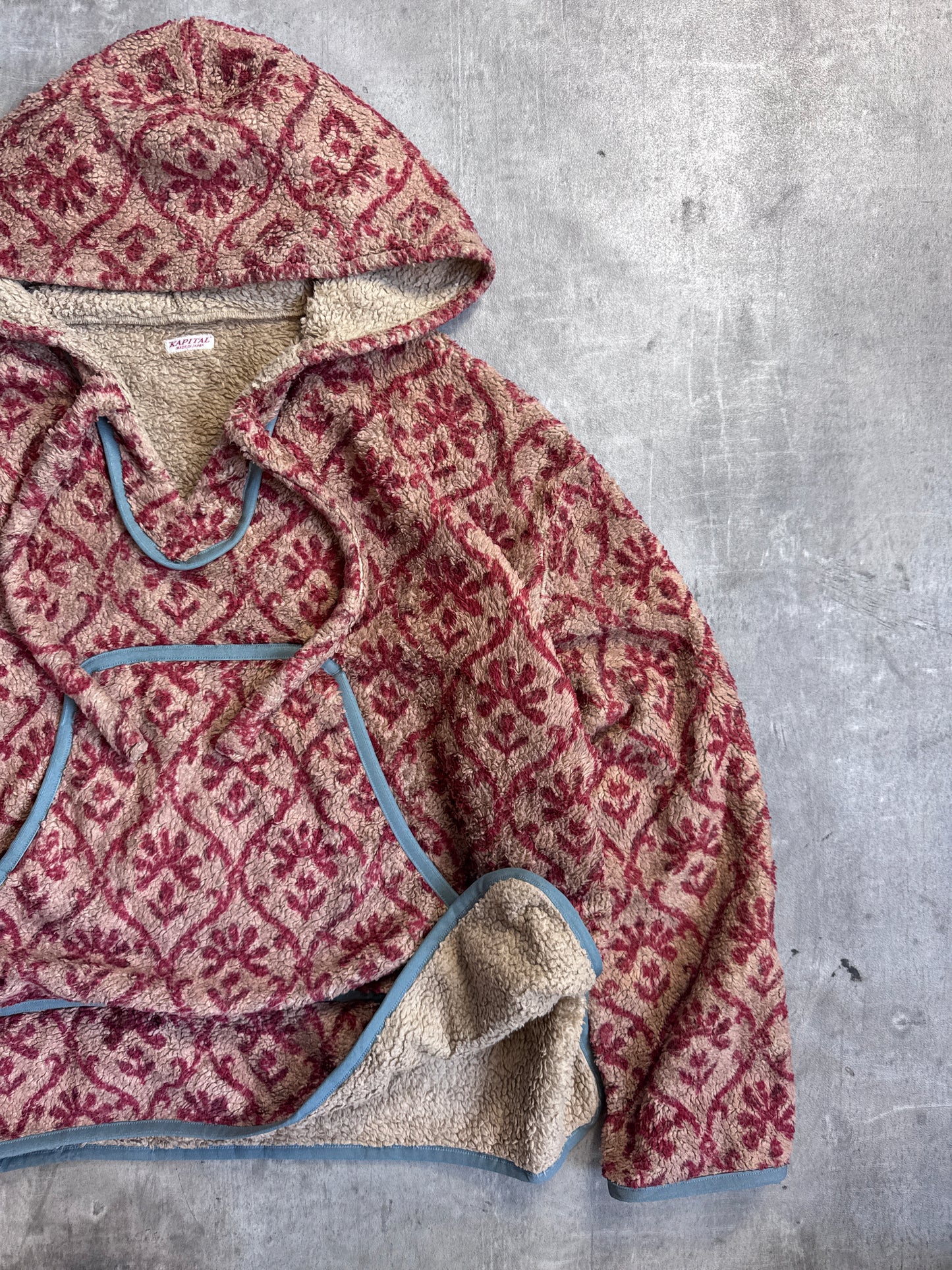 Kapital Yosemite Arabesque Fleece Baja Hoodie