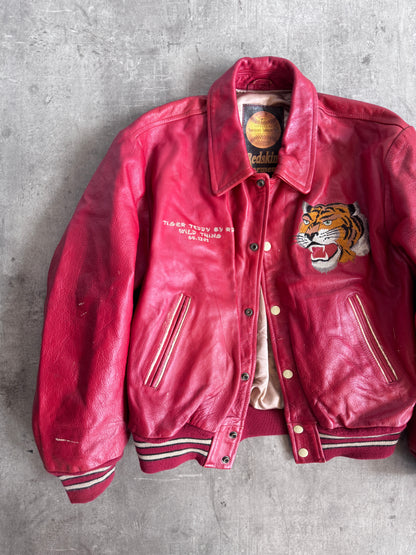 Redskins Tiger Teddy 2002 Wild Thing Leather Bomber Jacket