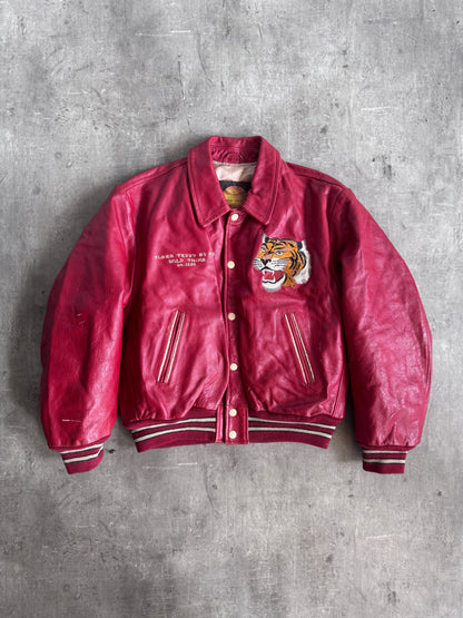 Redskins Tiger Teddy 2002 Wild Thing Leather Bomber Jacket