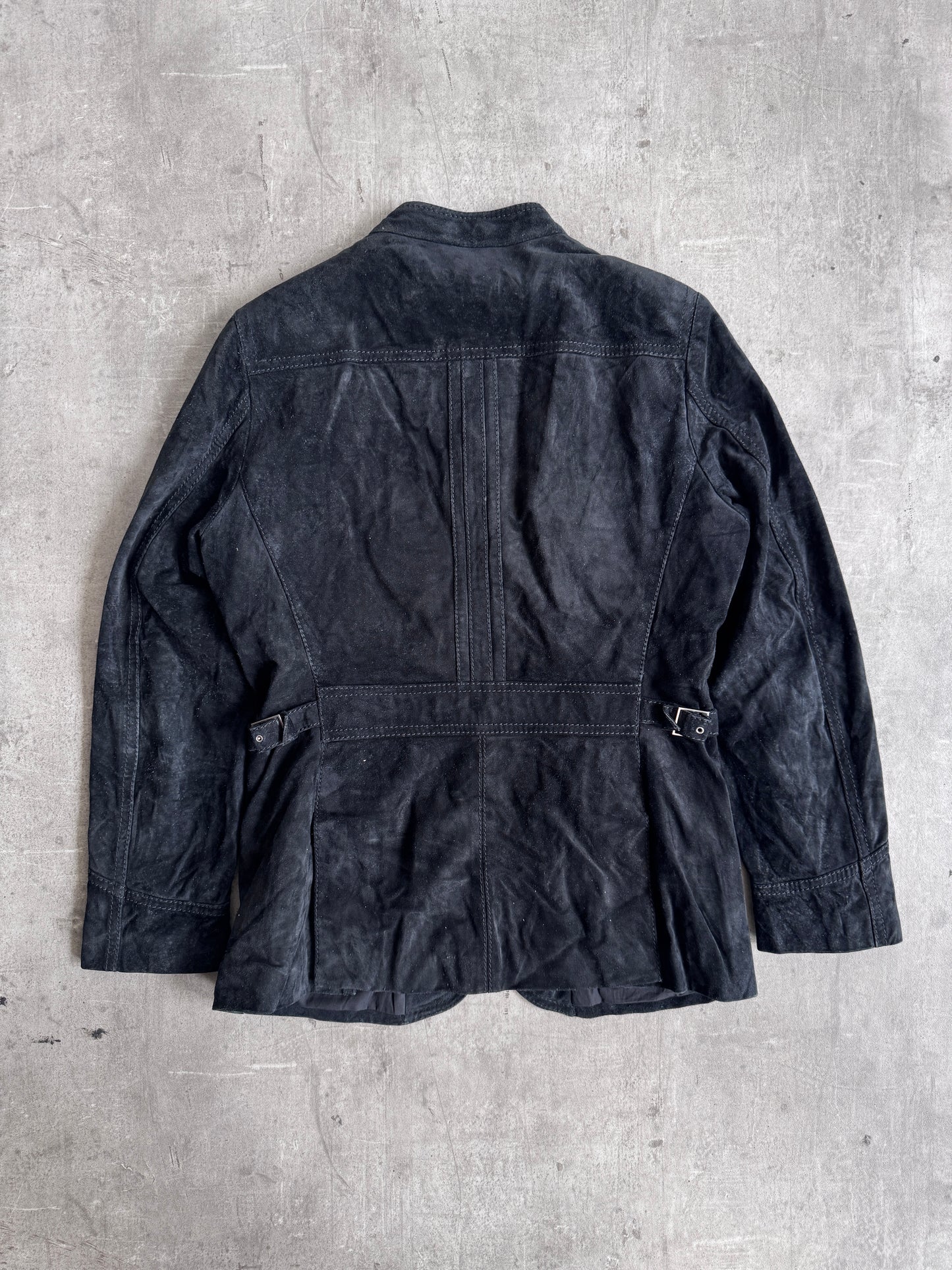 Gucci by Tom Ford Suede Button Down Leather Jacket
