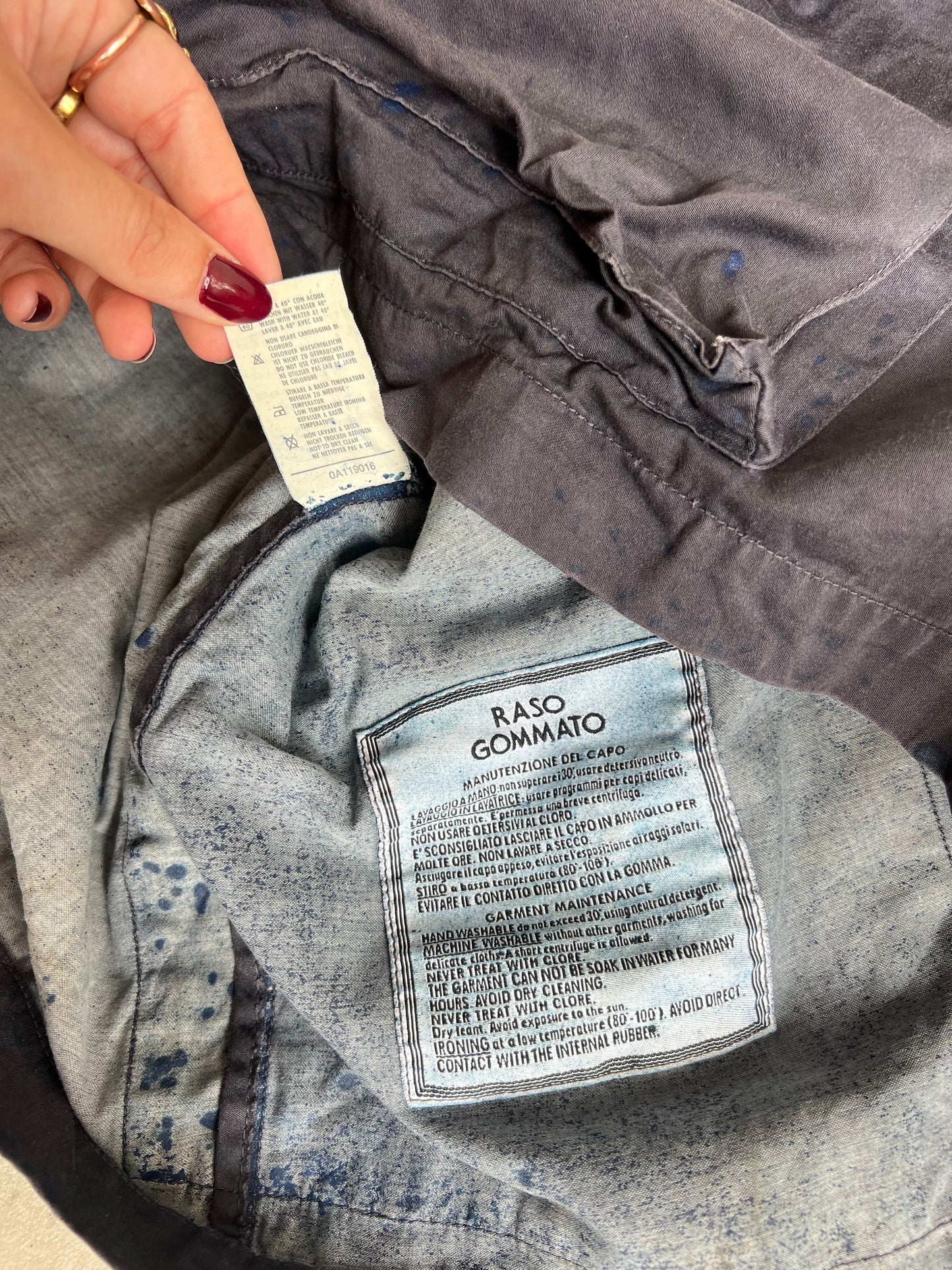 1980s Stone Island Weathered Garment Dyed Cotton Hooded Chore Jacket