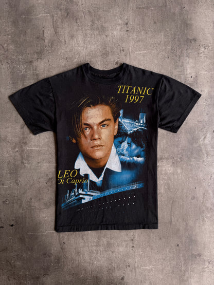 Leonardo Di Caprio Titanic Single Stitch Washed Graphic Tee