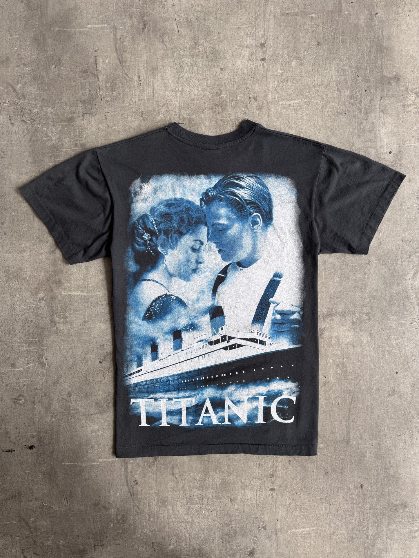 Leonardo Di Caprio Titanic Single Stitch Washed Graphic Tee