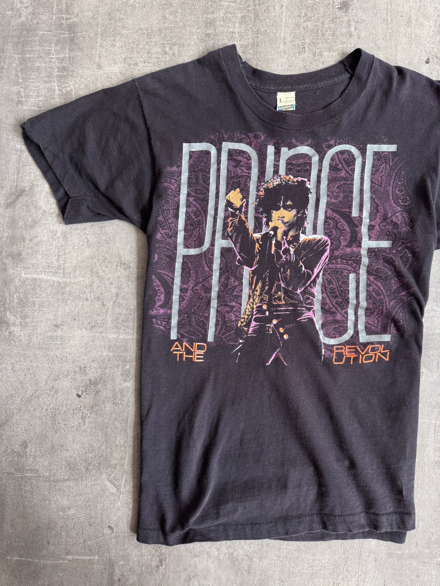 1984 Prince and The Revolution Single Stitch Graphic Tee
