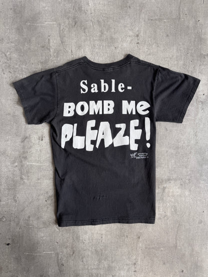 1995 W.W.F Sable "Bomb Me Pleaze" Single Stitch Graphic Tee