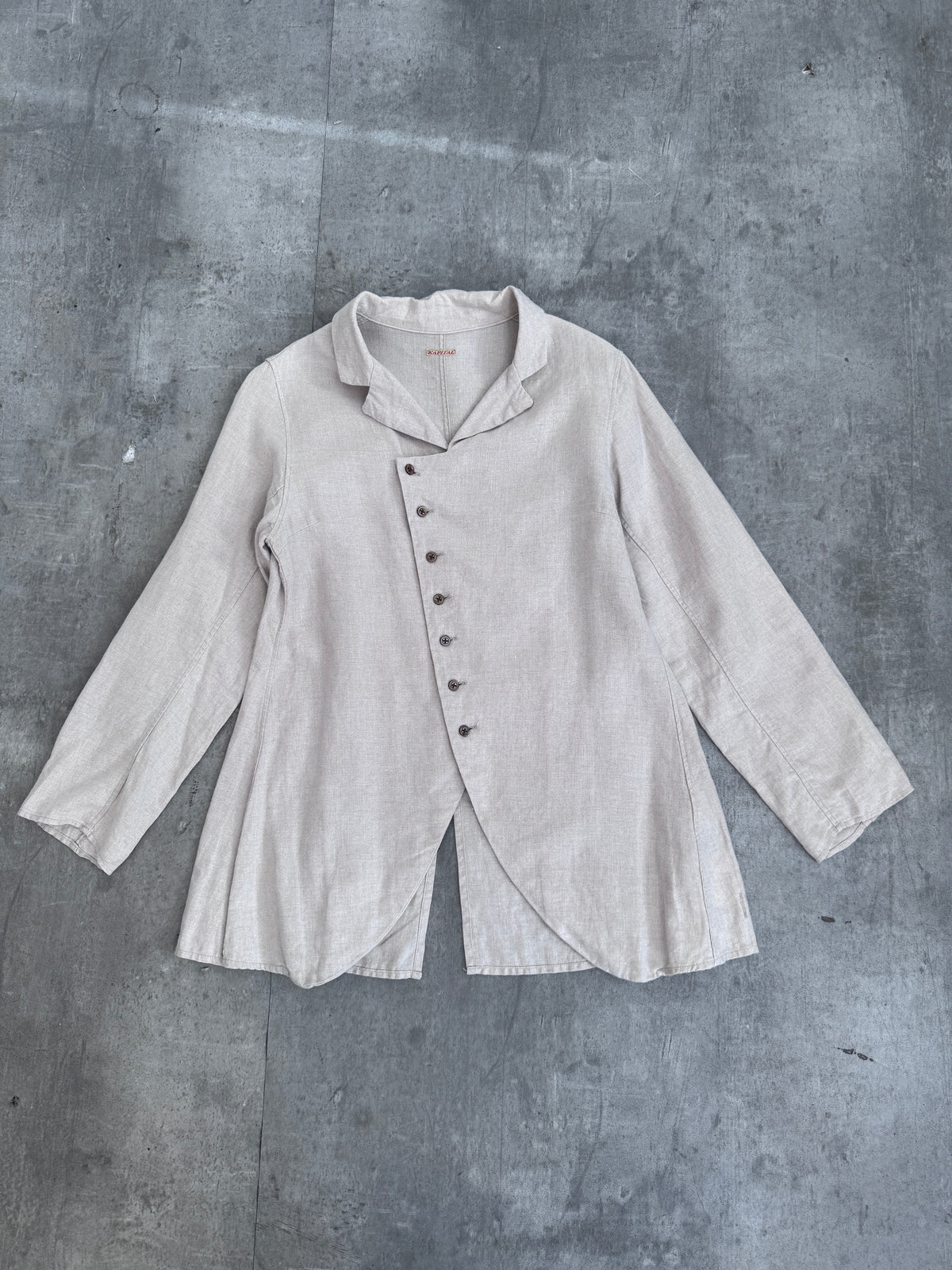 Kapital Asymmetric Lightweight Overshirt