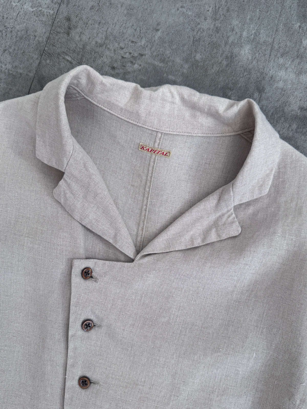 Kapital Asymmetric Lightweight Overshirt