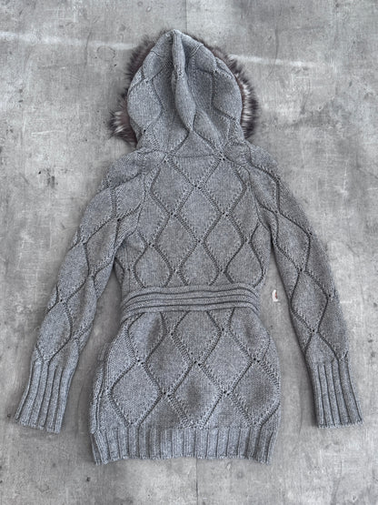 A/W 2009 Gucci by Frida Giannini Knit Fur Collar Coat