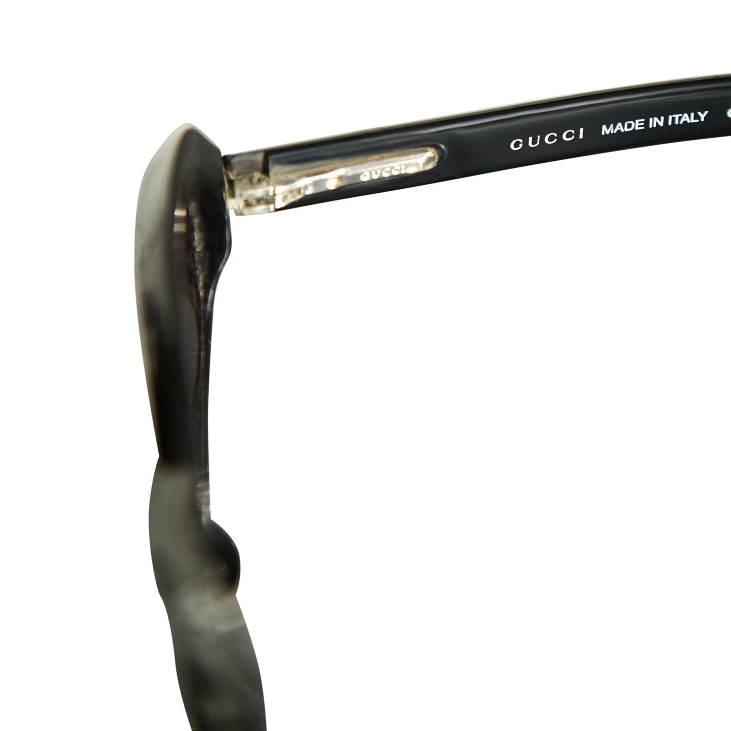 Gucci Black Slim Oval Sunglasses GG 1157