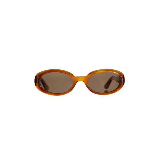 Gucci Brown Oval Sunglasses GG 2419