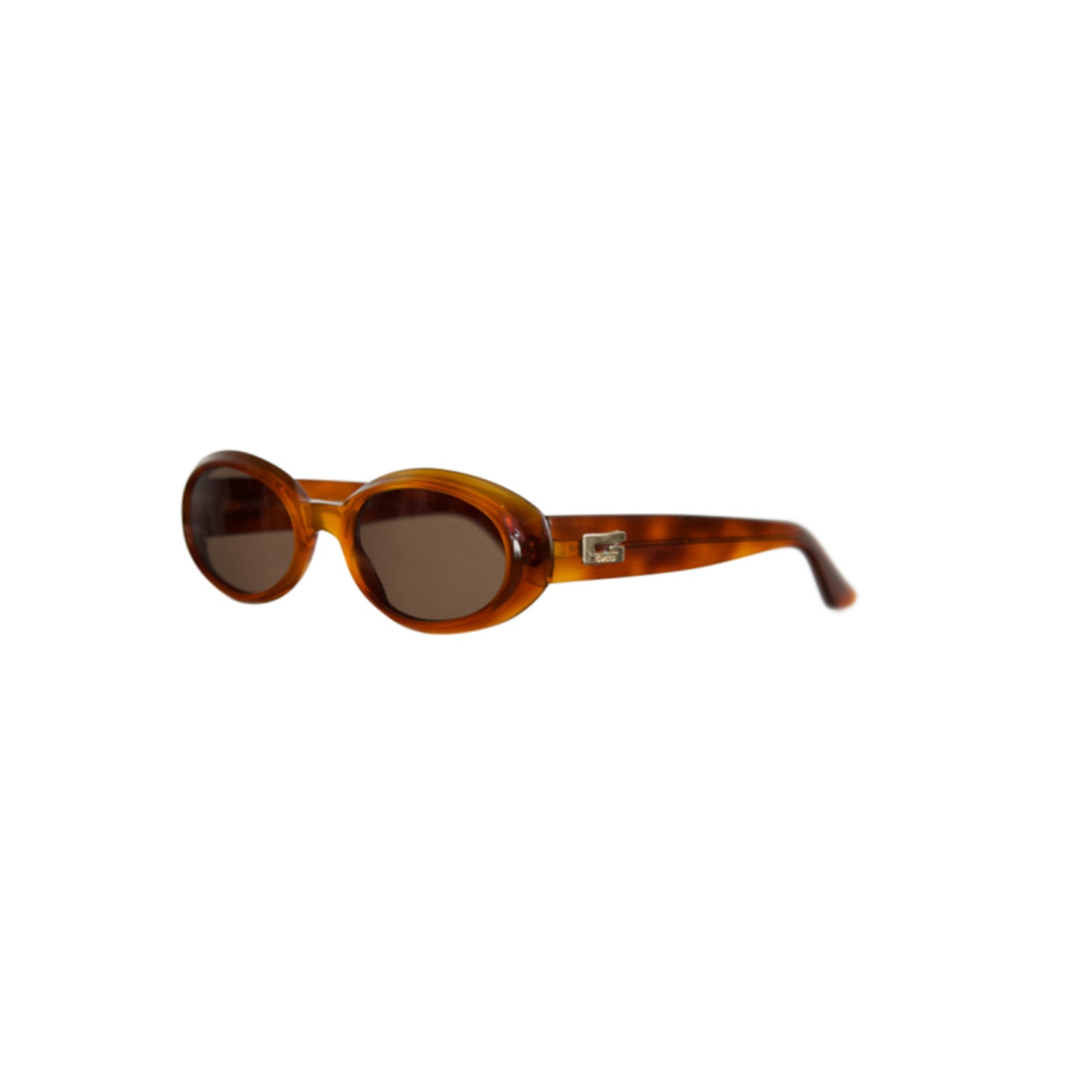 Gucci Brown Oval Sunglasses GG 2419