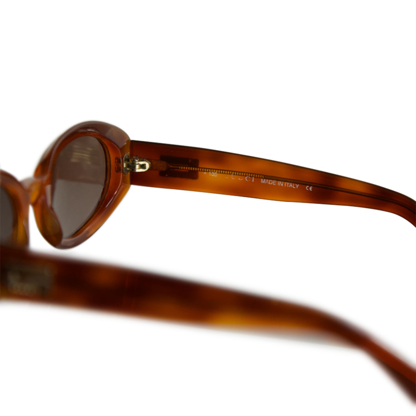 Gucci Brown Oval Sunglasses GG 2419