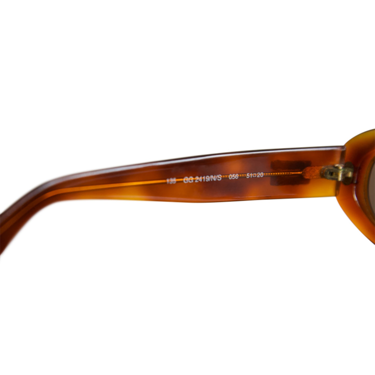 Gucci Brown Oval Sunglasses GG 2419