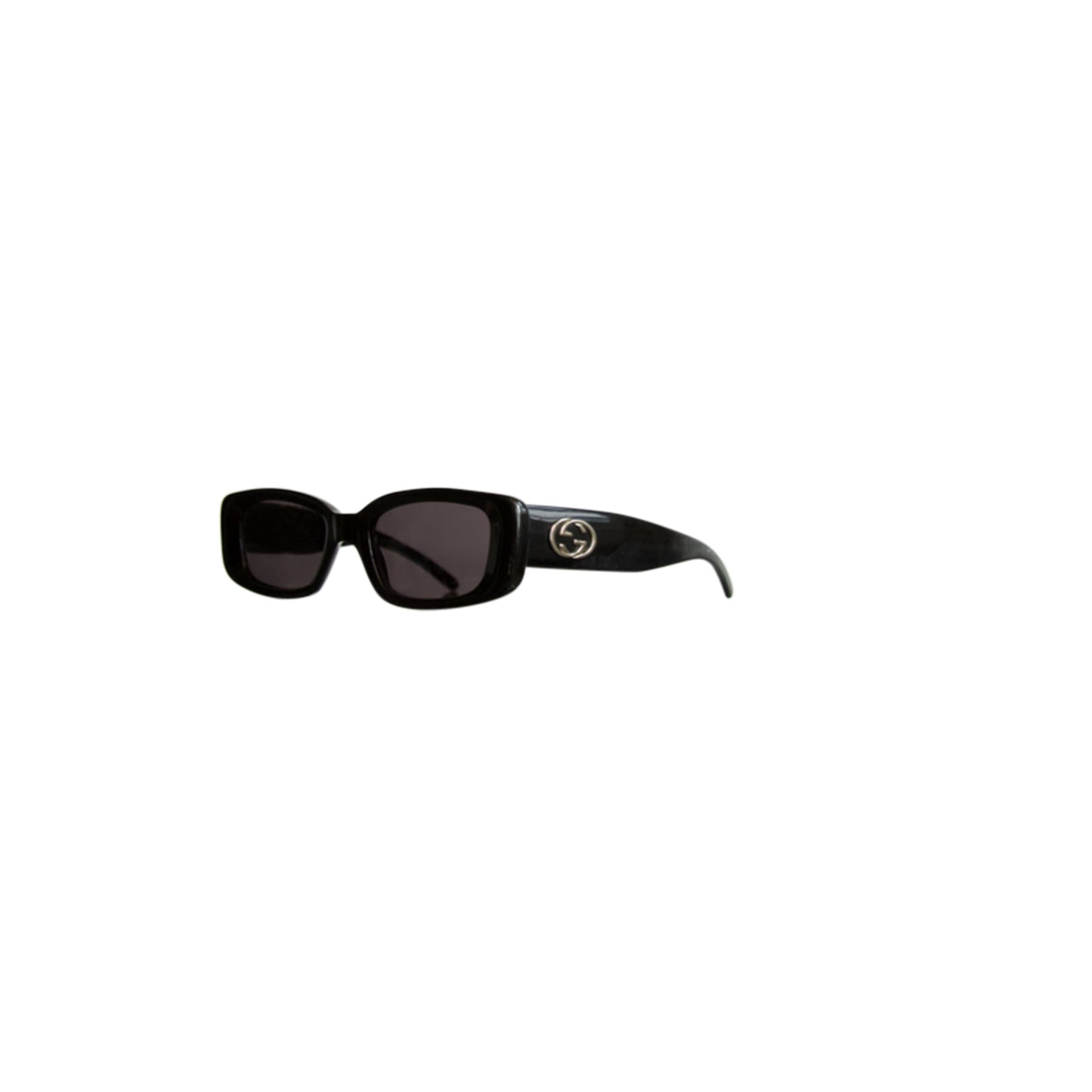 Gucci Black Rectangle Frame Sunglasses GG 2409/S