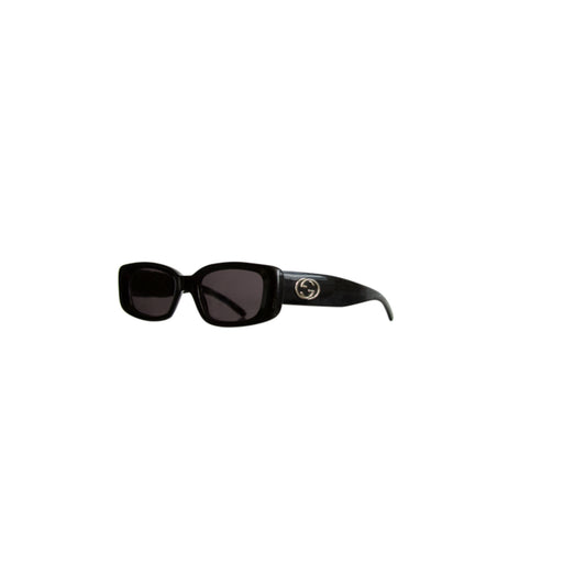 Gucci Black Rectangle Frame Sunglasses GG 2409/S