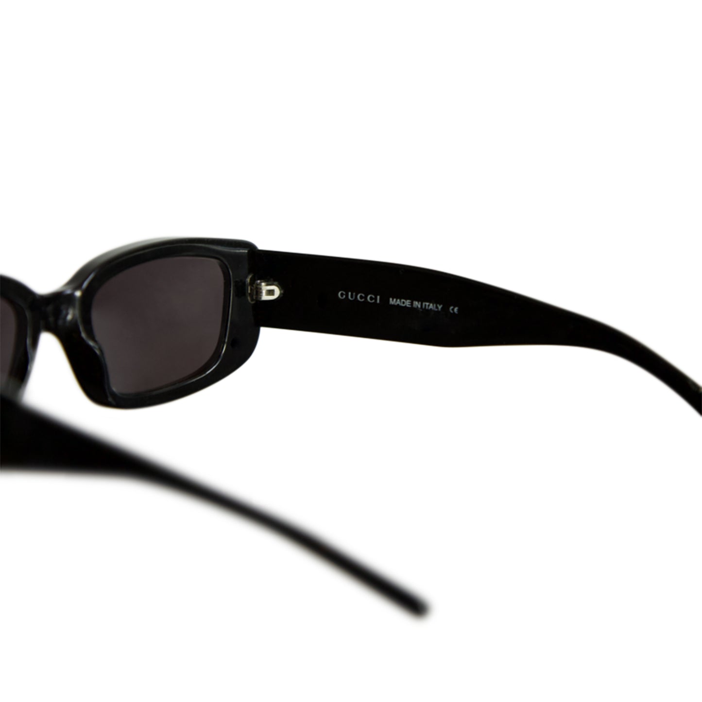 Gucci Black Rectangle Frame Sunglasses GG 2409/S