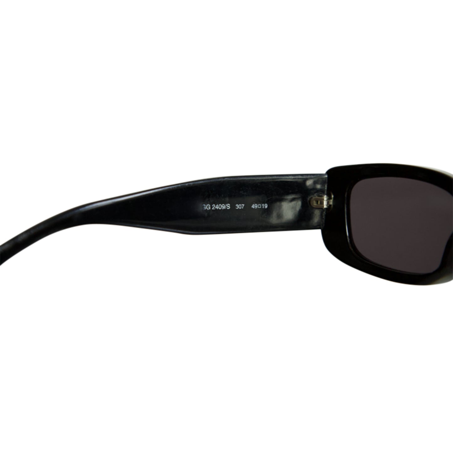 Gucci Black Rectangle Frame Sunglasses GG 2409/S