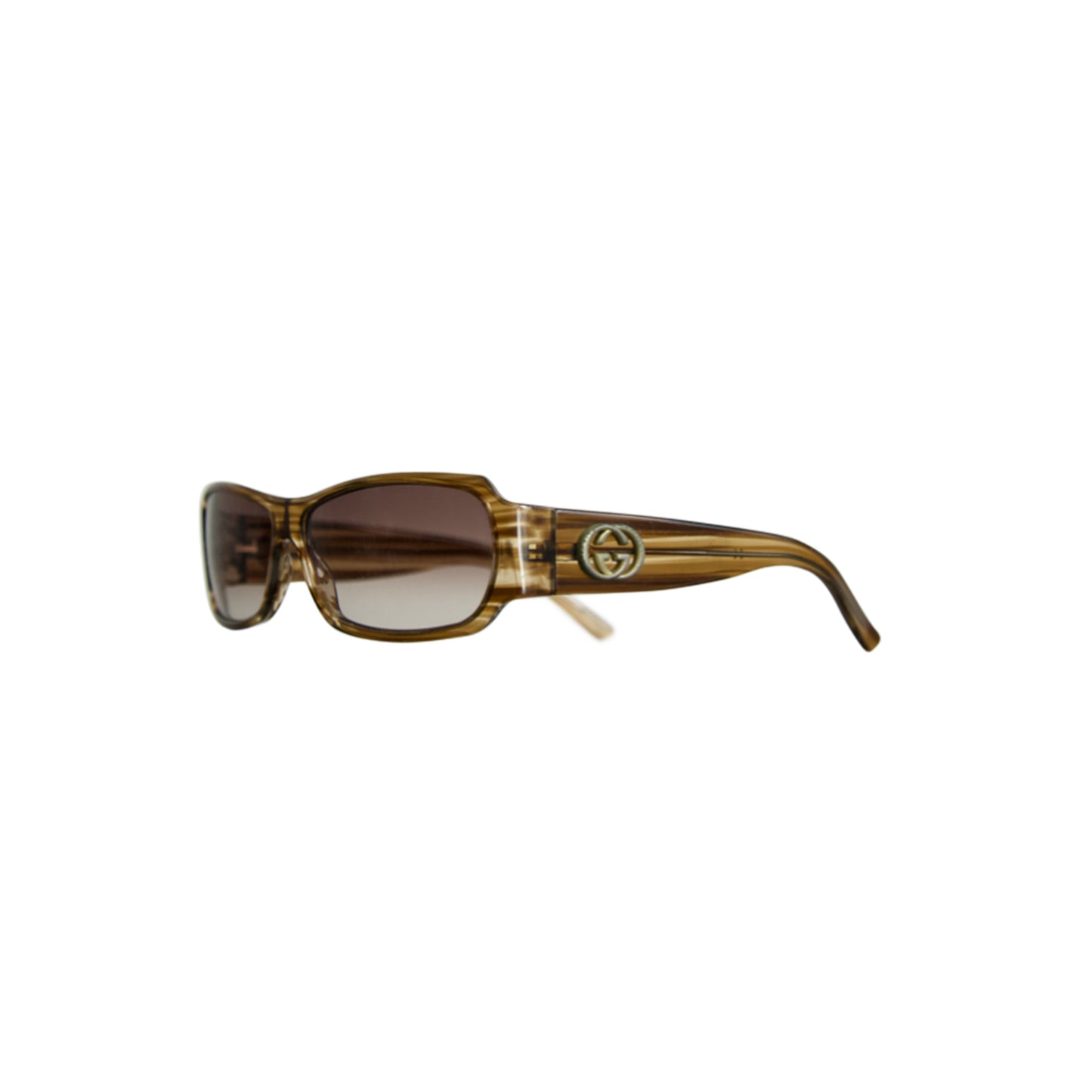 Gucci Rectangluar Brown Sunglasses GG 2935/S