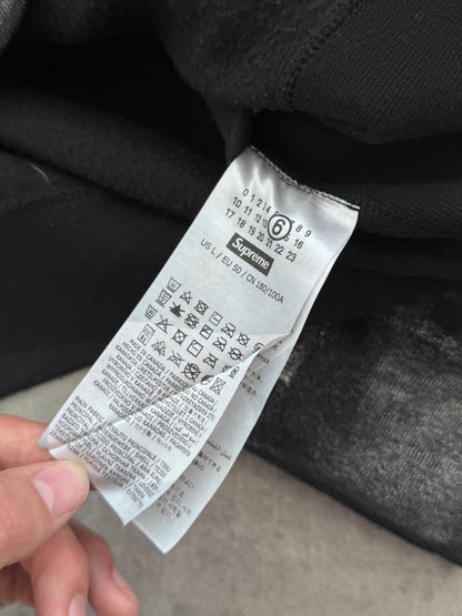 Supreme x Maison Margiela Black Hoodie (SD177). FA276