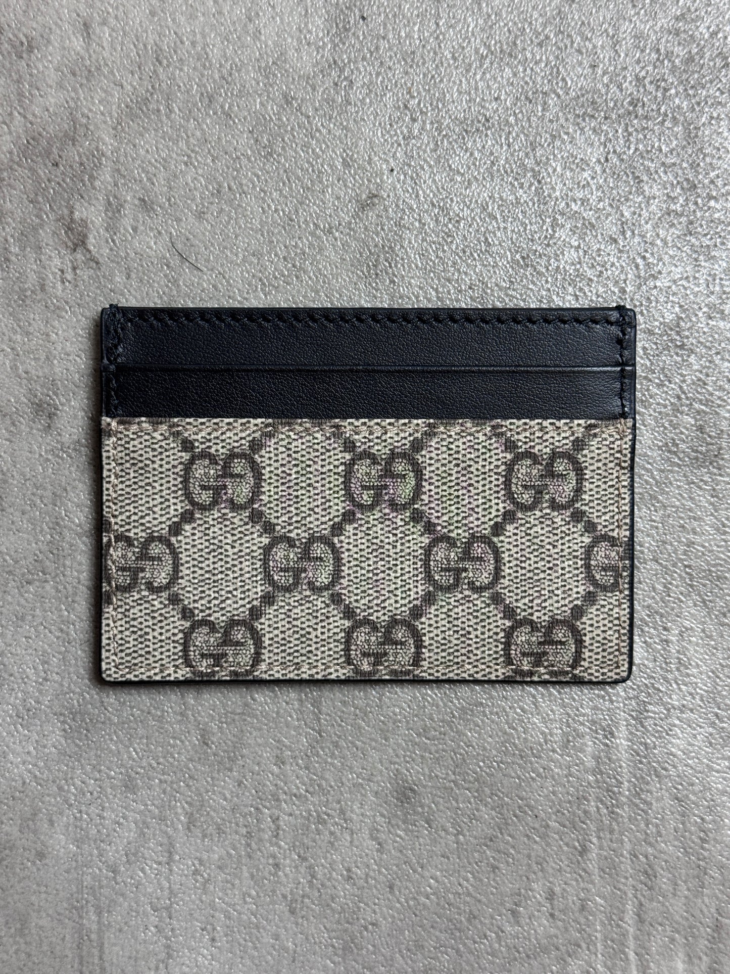 Gucci GG Monogram Leather Card Holder