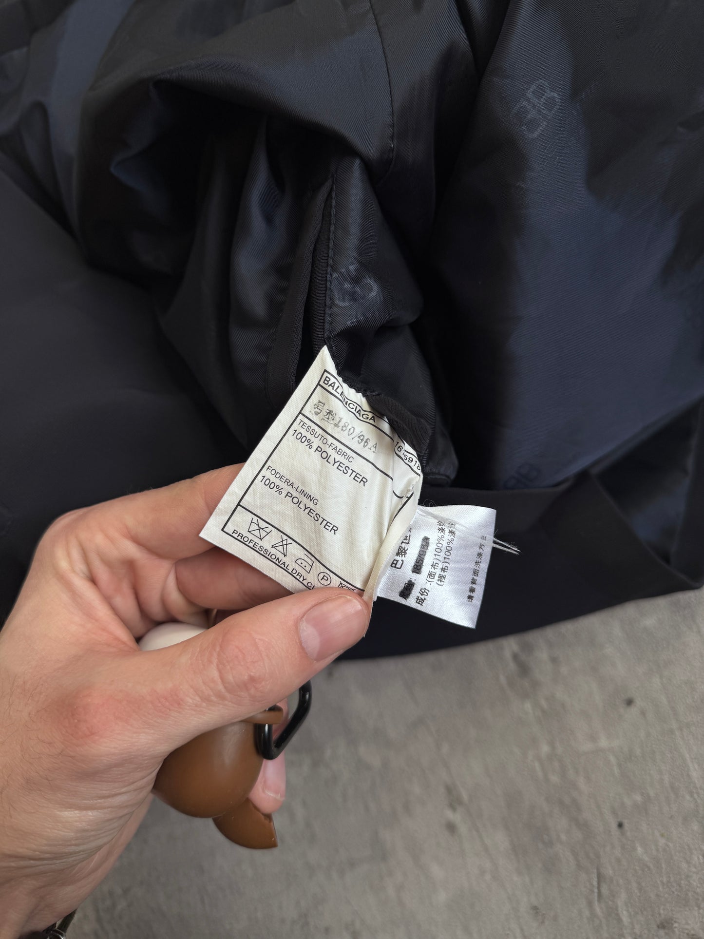 Balenciaga Silk Lined Button Down Blouson