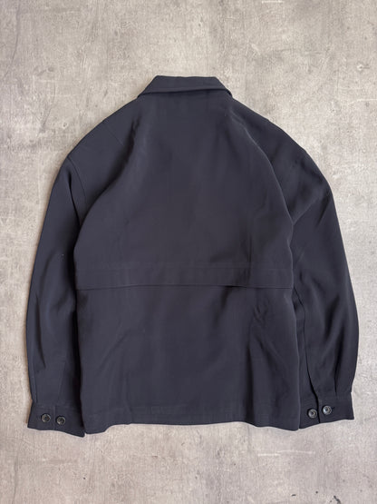 Balenciaga Silk Lined Button Down Blouson