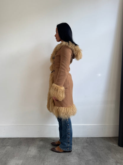Dolce & Gabanna Mongolian Lambs Fur Duffle Coat
