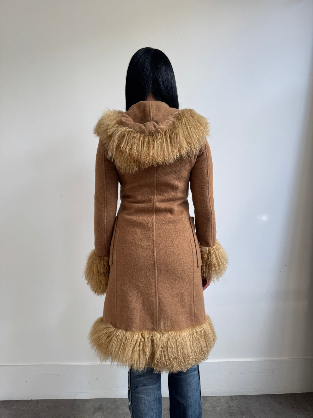 Dolce & Gabanna Mongolian Lambs Fur Duffle Coat