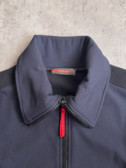 Prada Sport Dagger Collar 4-Way Stretch Tech Jacket