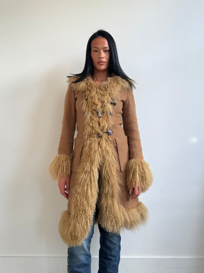 Dolce & Gabanna Mongolian Lambs Fur Duffle Coat