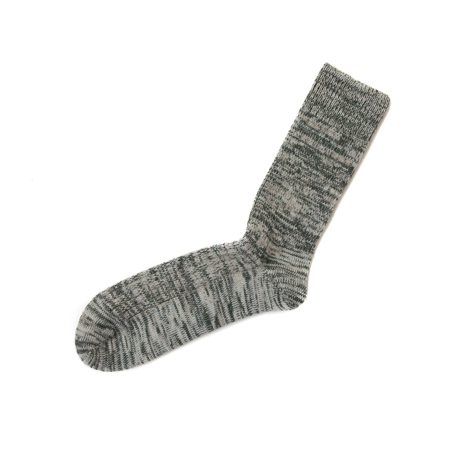 VT Mixed Knit Green Socks