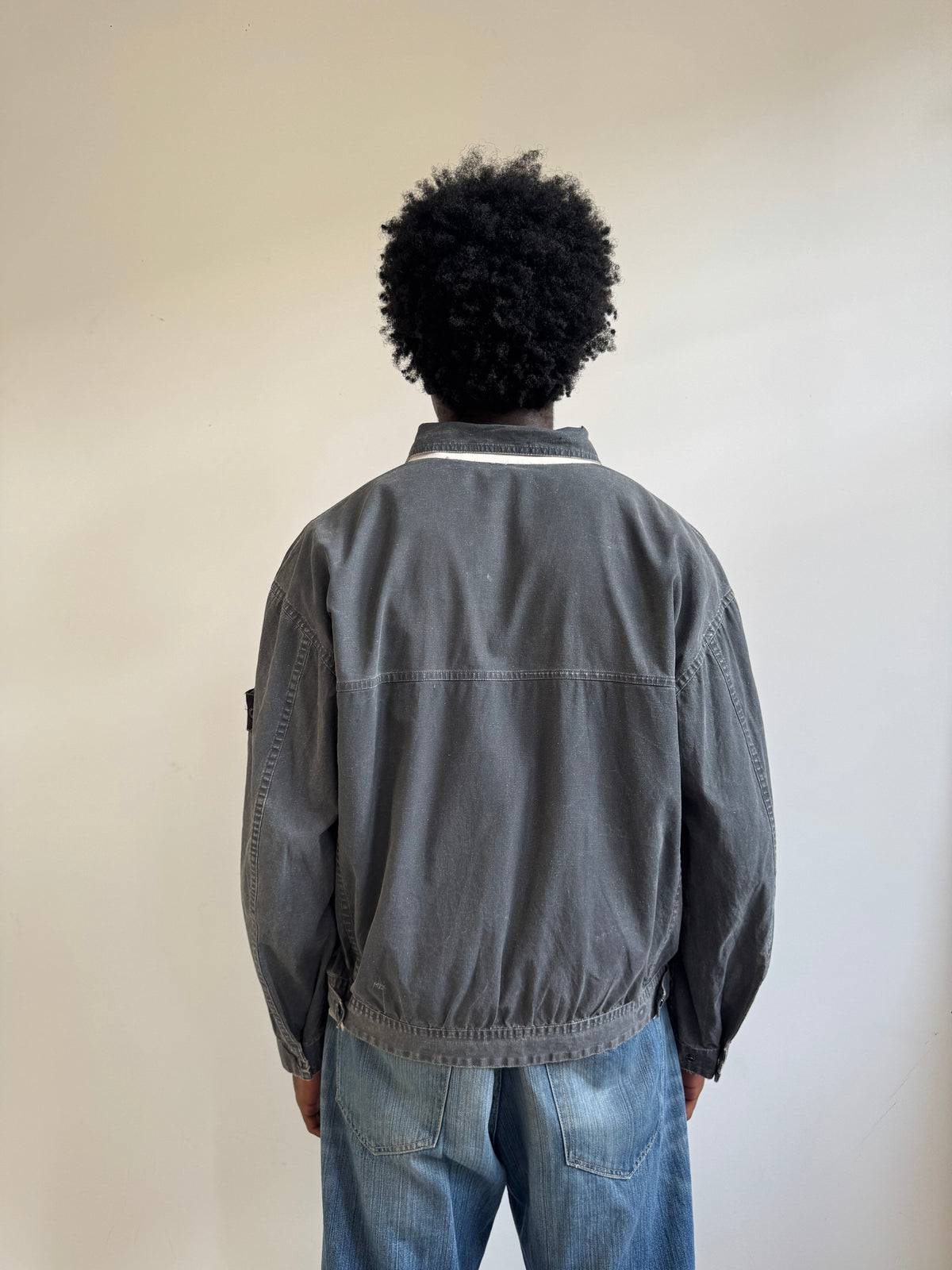S/S 1989 Stone Island Washed Reversible Tela Stella Jacket